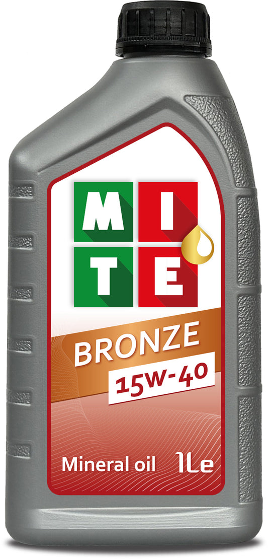 MITE BRONZE OLIO MOTORE LUBRIFICANTE 15W-40 1L