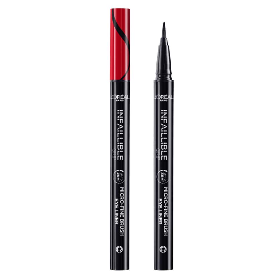 L'OREAL INFAILLIBLE GRIP MICRO-FINE BRUSH EYELINER LIQUIDO 36H 01 OBSIDIAN