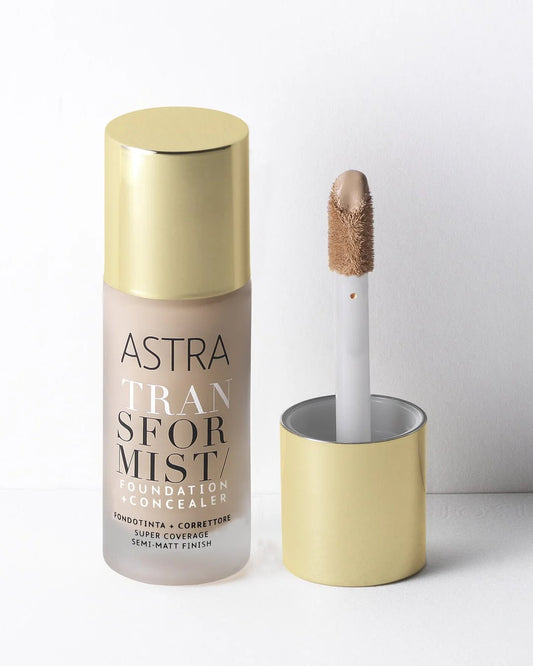 ASTRA MAKE-UP TRANSFORMIST FONDOTINTA + CORRETTORE 001N ALABASTER