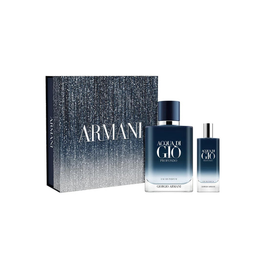 GIORGIO ARMANI ACQUA DI GIO' PROFONDO CONFEZIONE EDP 100ML + EDP 15ML