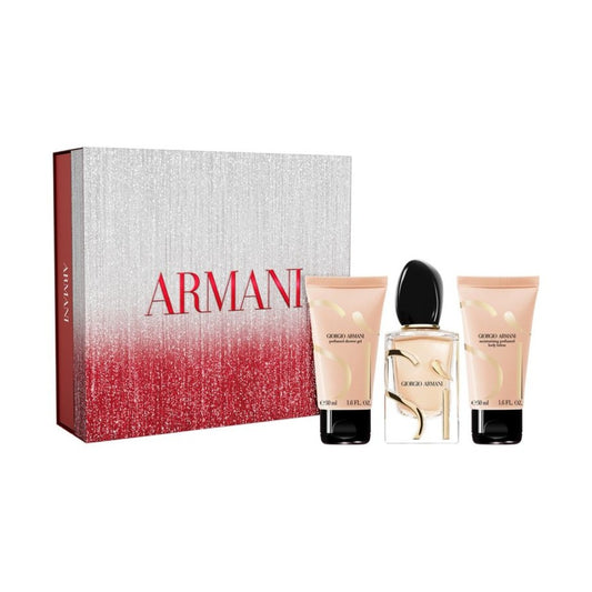 GIORGIO ARMANI SI' CONFEZIONE EDP 50ML + GEL DOCCIA 50ML + LATTE CORPO 50ML