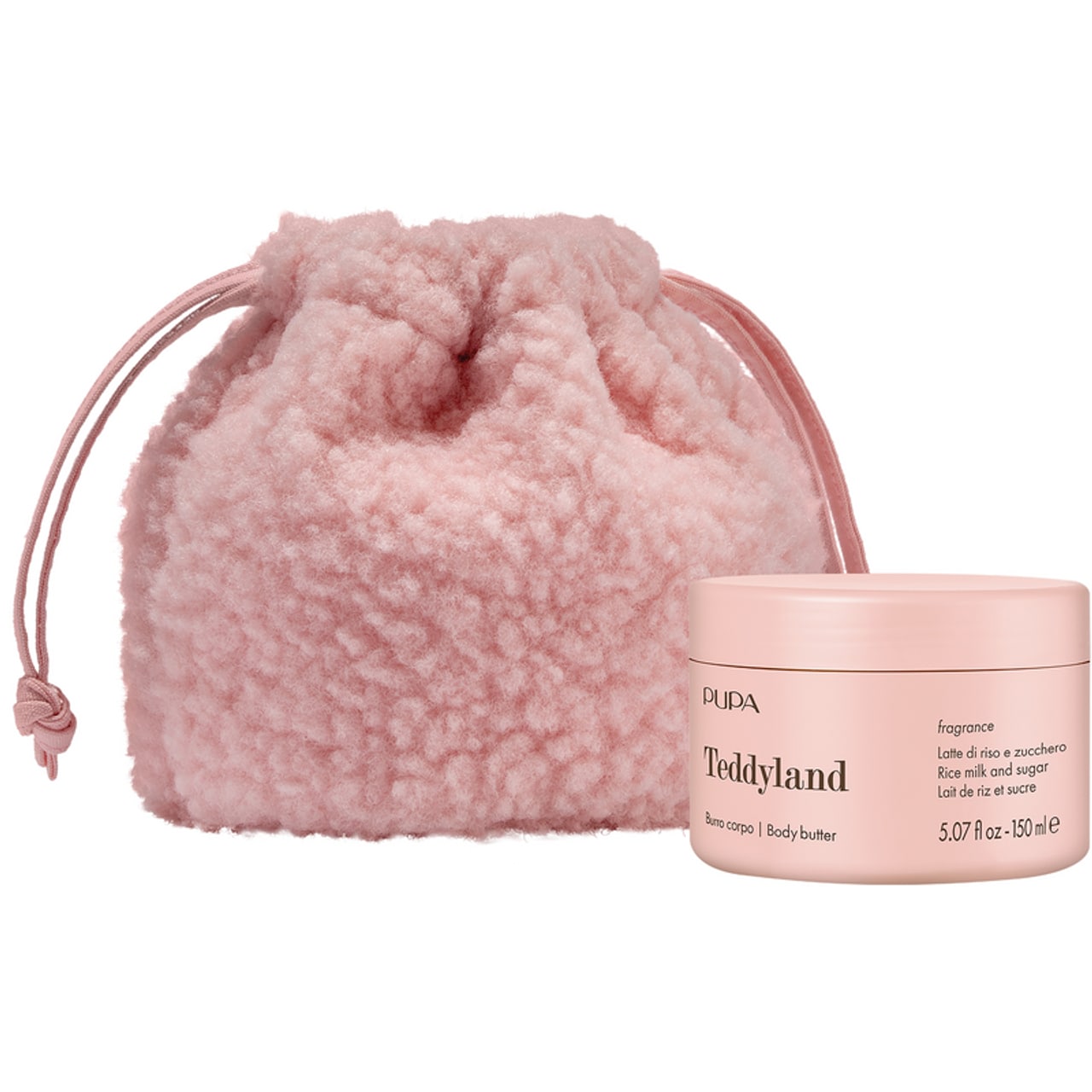 PUPA TEDDYLAND BURRO CORPO 150ML LATTE ROSA E CANNELLA