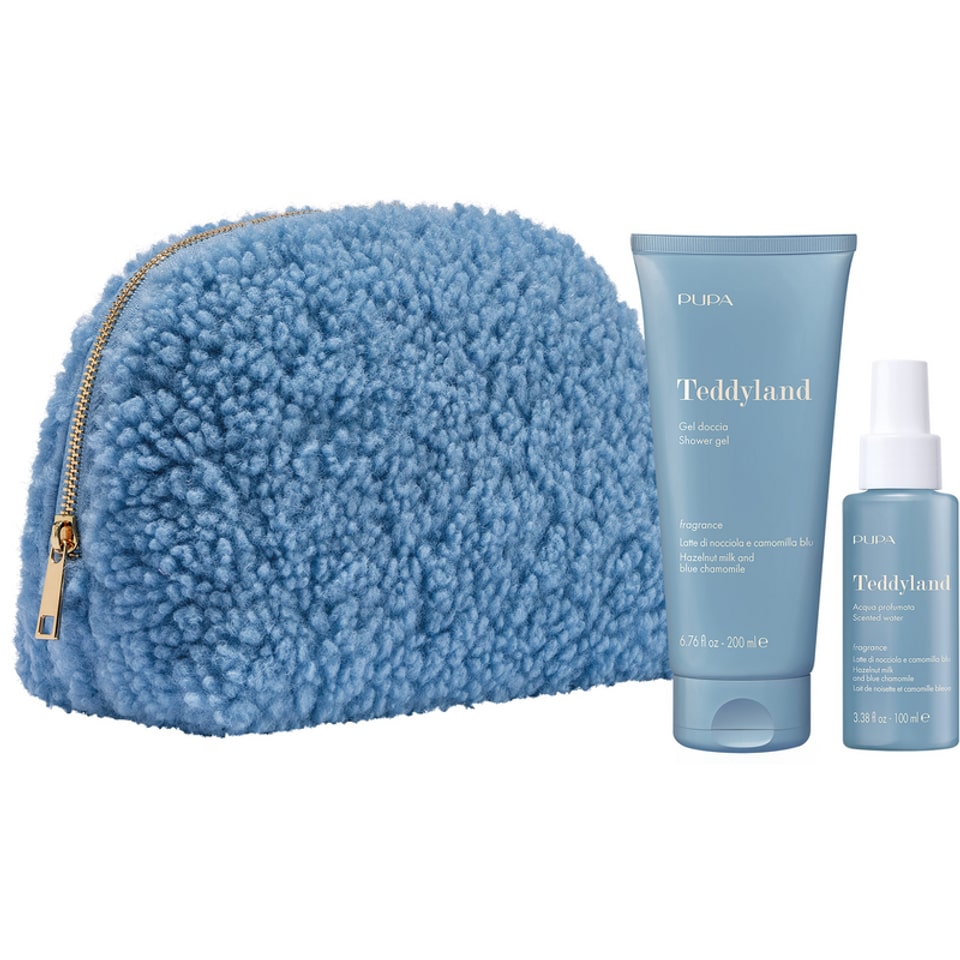 PUPA TEDDYLAND GEL DOCCIA 200ML + ACQUA PROFUMATA 100ML LATTE DI NOCCIOLA E CAMOMILLA BLU