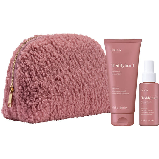 PUPA TEDDYLAND GEL DOCCIA 200ML + ACQUA PROFUMATA 100ML LATTE ROSA E CANNELLA