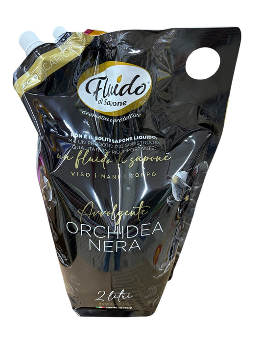 FLUIDO DI SAPONE LIQUIDO ECORICARICA 2L AVVOLGENTE ORCHIDEA NERA
