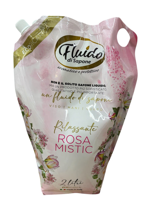 FLUIDO DI SAPONE LIQUIDO ECORICARICA 2L RILASSANTE ROSA MISTIC