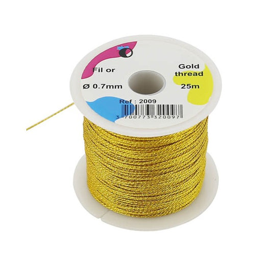 CWR OCOLOR CORDONCINO PER REGALI DIAM 07X25 MT ORO