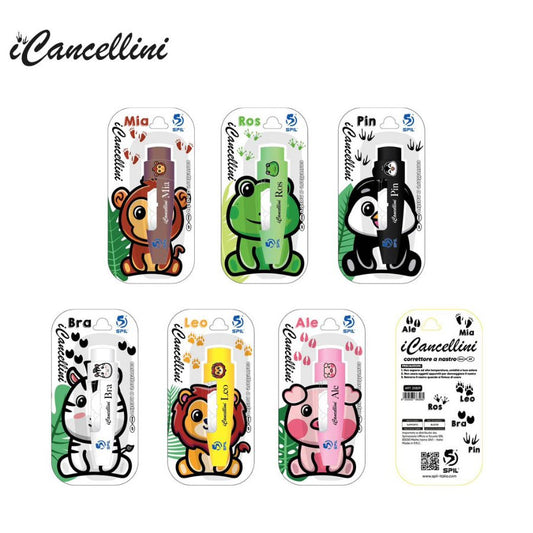 SPIL CORRETTORE A NASTRO I CANCELLINI 5MMX6MT ASSORTITI