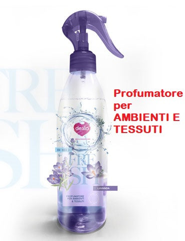 DEALO BUBBLE FRESH PROFUMATORE AMBIENTI E TESSUTI 425G LAVANDA