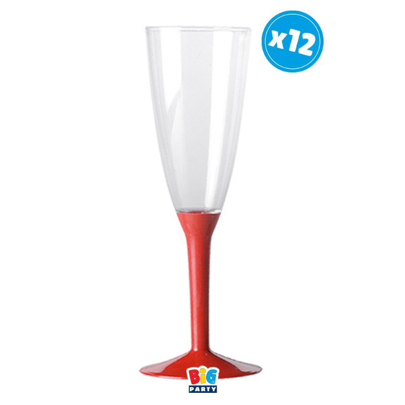 BIG PARTY 12 CALICI FLUTE CC.130 BASE ROSSA