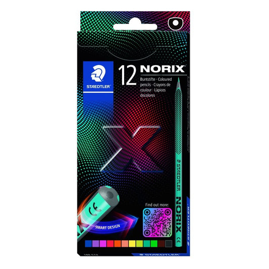 STAEDTLER NORIX 12 MATITE TRIANGOLARI COLORATE