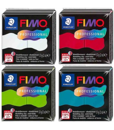 STAEDTLER FIMO PROFESSIONAL PASTA PER MODELLARE 57G NERO