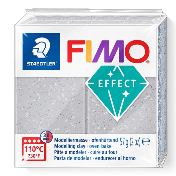 STAEDTLER FIMO EFFECT PASTA PER MODELLARE 57G ARGENTO