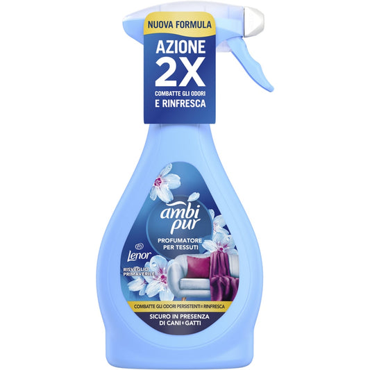 AMBIPUR SPRAY PROFUMATORE PER TESSUTI 385ML LENOR RISVEGLIO PRIMAVERILE