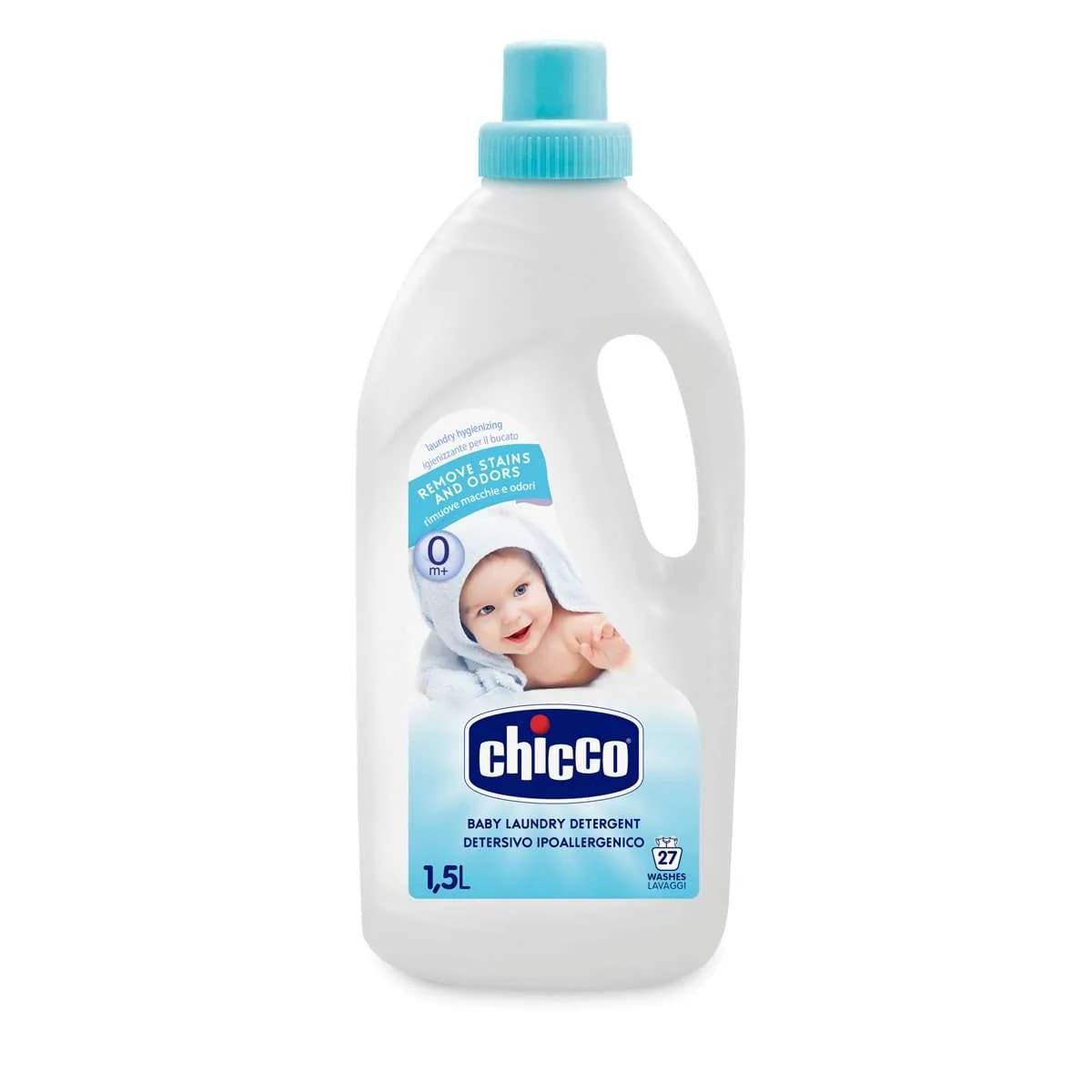 CHICCO DETERSIVO IPOALLERGENICO LAVATRICE 0M+ 27 LAVAGGI 1,5L