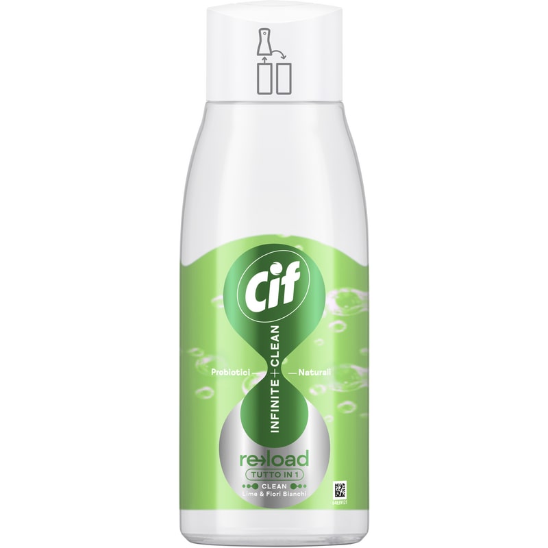 CIF INFINITE CLEAN TUTTO IN 1 RICARICA 590ML LIME & FIORI BIANCHI