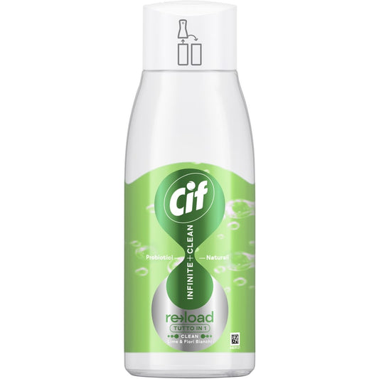 CIF INFINITE CLEAN TUTTO IN 1 RICARICA 590ML LIME & FIORI BIANCHI