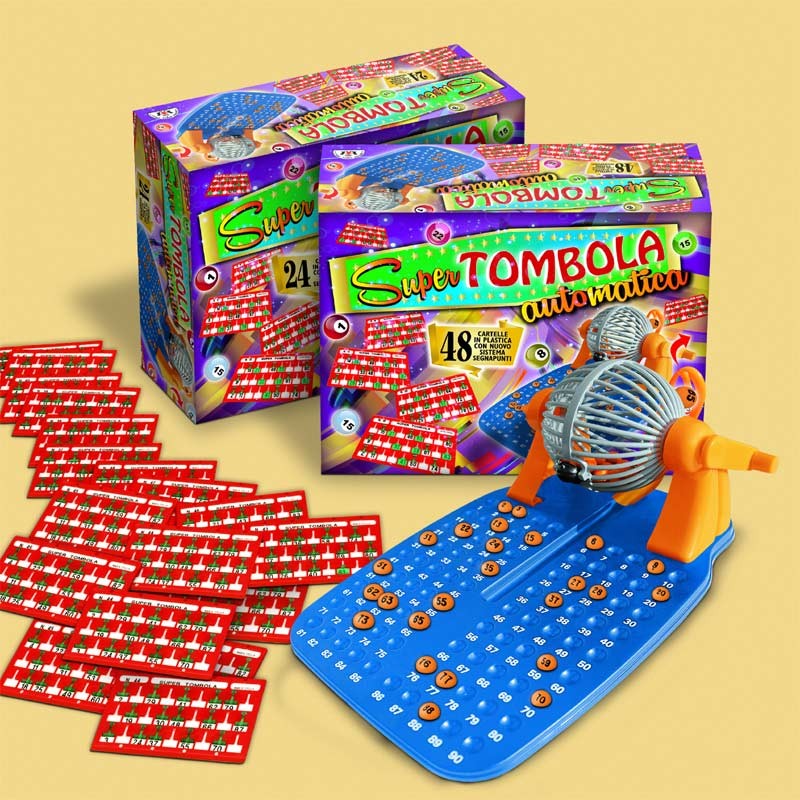 GIOCO ARTI GRAFICHE SUPER TOMBOLA AUTOMATICA 48 CARTELLE