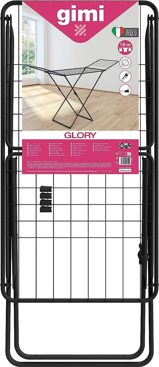 GIMI STENDINO GLORY ACCIAIO NERO 18M