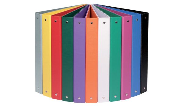 SPIL CARPETTA 4 ANELLI A4 DORSO 30 PRIME NERO