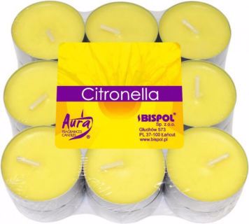CAU AURA BISPOL TEALIGHTS 18 PZ CITRONELLA