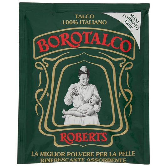 BOROTALCO ROBERTS POLVERE BUSTA MAXI FORMATO 120G RINFRESCANTE