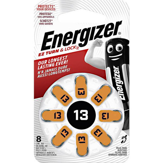 ENERGIZER AZ13 ZINCO ARIA PILE ACUSTICHE BLISTER X8