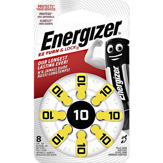 ENERGIZER AZ10 ZINCO ARIA PILE ACUSTICHE BLISTER X8
