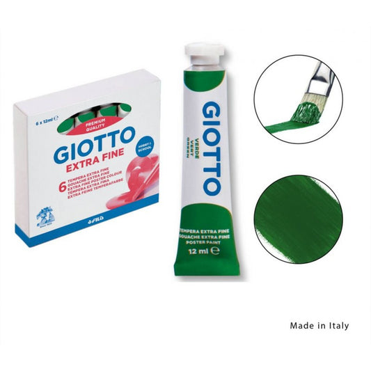 GIOTTO TEMPERA EXTRA 12ML 12 VERDE
