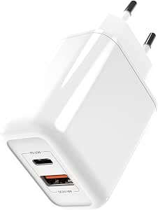 NEW SCIENCE CARICATORE DA RETE FISSA 1 USB + 1 TYPE C