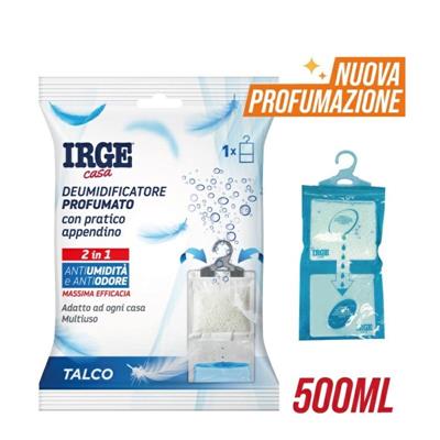 IRGE CASA DEIMUIDIFICATORE 500ML CON APPENDINO TALCO