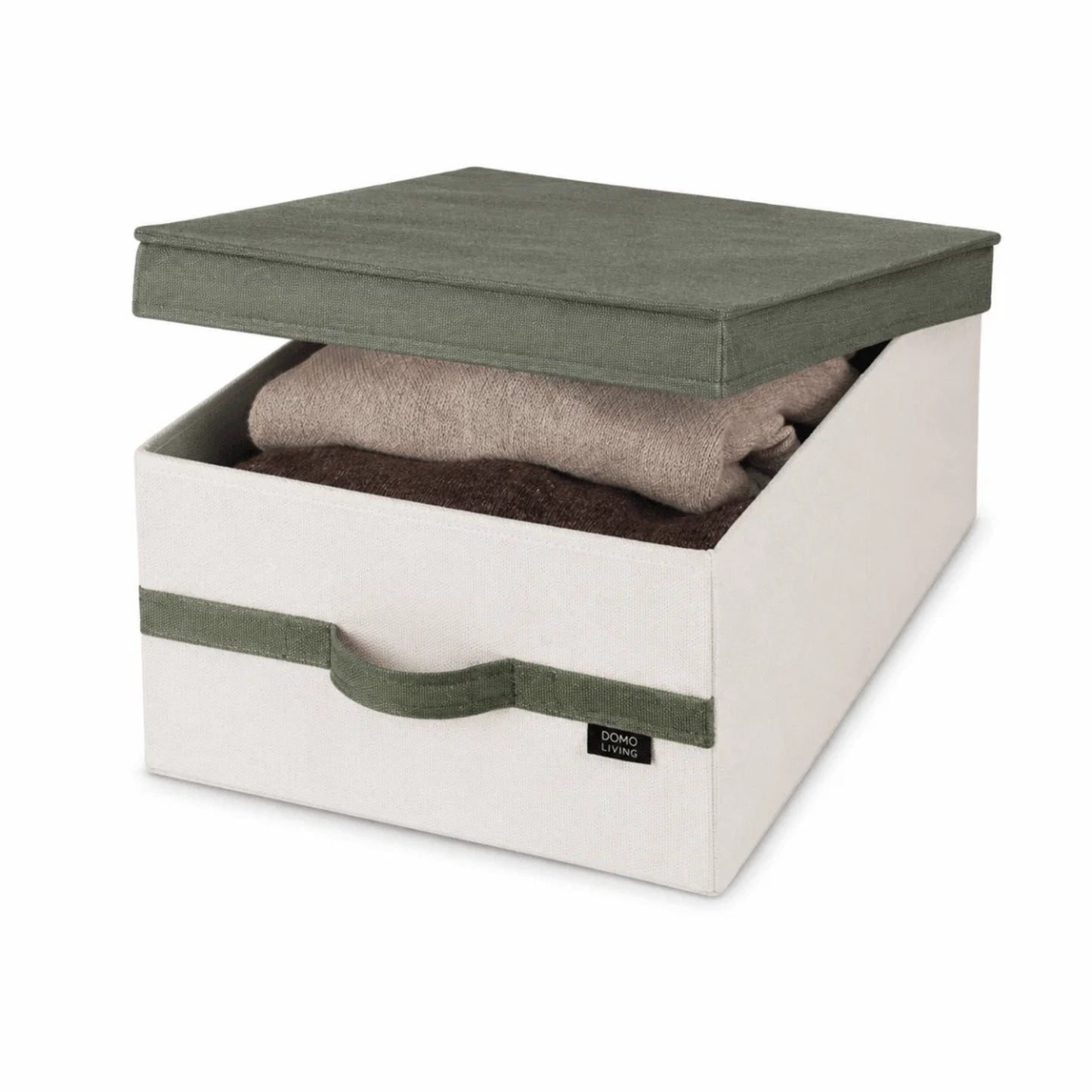 DOMOPAK LIVING LOTUS SCATOLA GUARDAROBA IN CANVAS MISURA MEDIUM CM.35X45X18