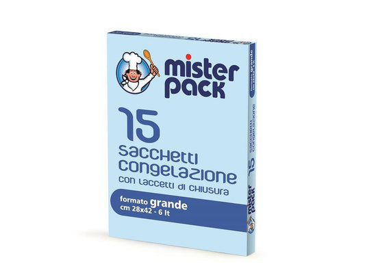 MISTERPACK SACCHETTI GELO GRANDE 28X42 15PZ