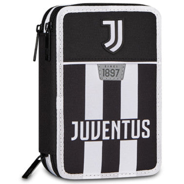 SEVEN JUVENTUS ASTUCCIO CORREDINO SCUOLA 3 ZIP COMPLETO 45PZ