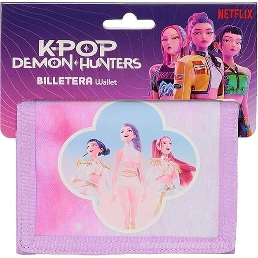 SAFTA KPOP DEMON HUNTERS TIEDYE PORTAFOGLI VELCRO CM.8,5X12,5 REF.842669036