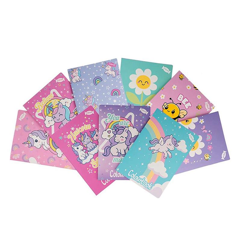 COLOURBOOK QUADERNO MAXI PLUS UNICORNO 96 PG+R 100GR RIGO 10MM