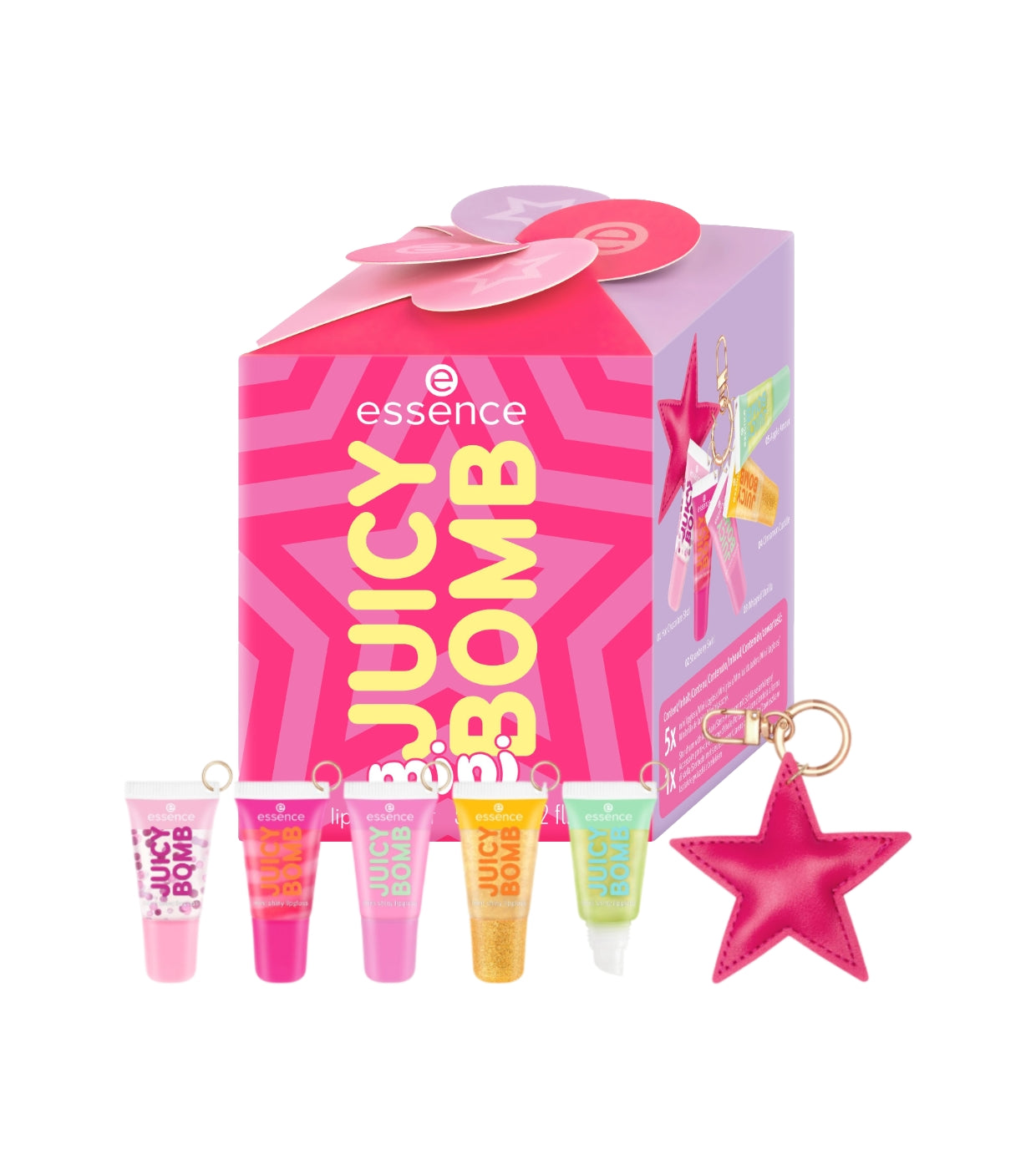 ESSENCE JUICY BOMB MINI SET DI LUCIDALABBRA HOLIDAY HAPPINESS