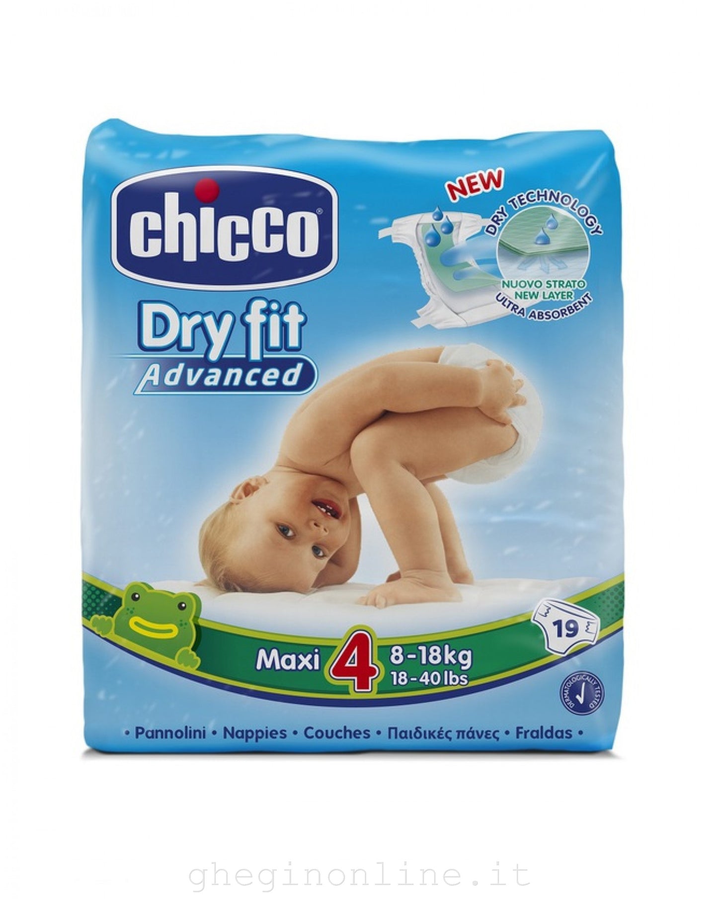 CHICCO DRY FIT ADVANCED MAXI 4 X19