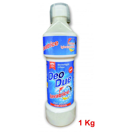 DEO DUE LAVATRICE LIQUIDO 1L 25 LAVAGGI FIORI AZZURRI