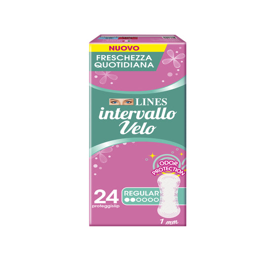 LINES INTERVALLO PROTEGGISLIP VELO REGULAR ODOR PROTECTION X24